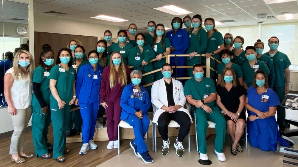 group photo of Medical City McKinney's rehabilitation staff