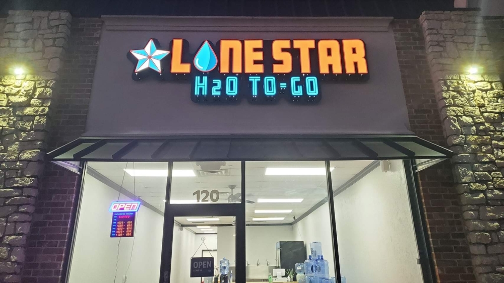 Lone Star H2O To-Go opened Nov. 2 at 8700A Main St., Ste. 120, Frisco. (Courtesy Lone Star H2O To-Go)
