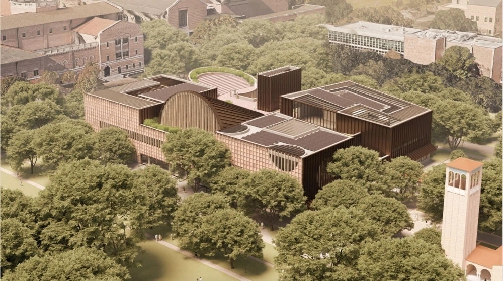 Rice student center (Rendering courtesy Rice University)