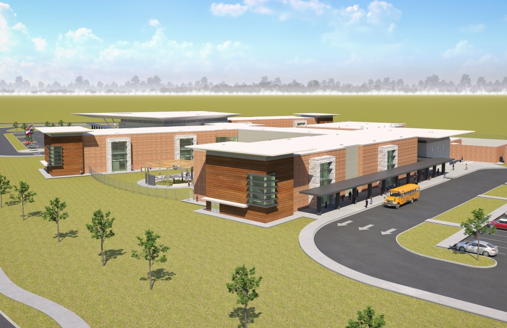 Elementary School No. 57 will open next year in Bridgeland. (Rendering courtesy Cy-Fair ISD)