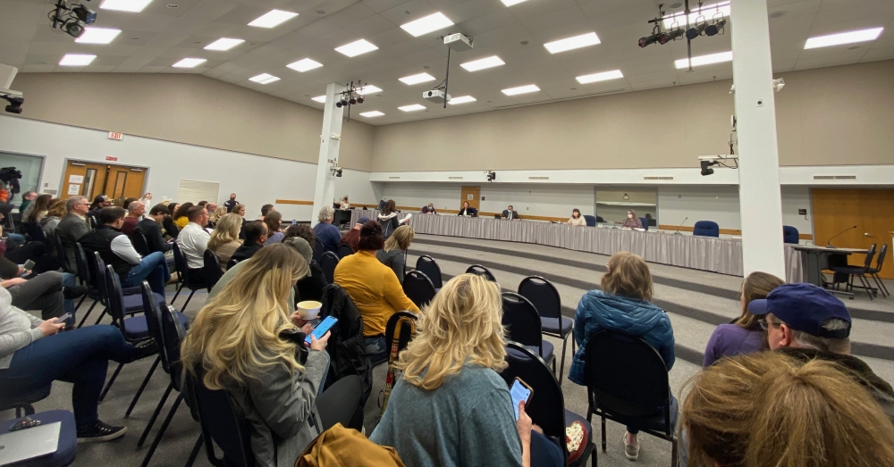The Round Rock ISD board of trustees approved a recommendation from Texas Education Agency monitor David Faltys to put Superintendent Hafedh Azaiez on administrative leave. (Brooke Sjoberg/Community Impact Newspaper)