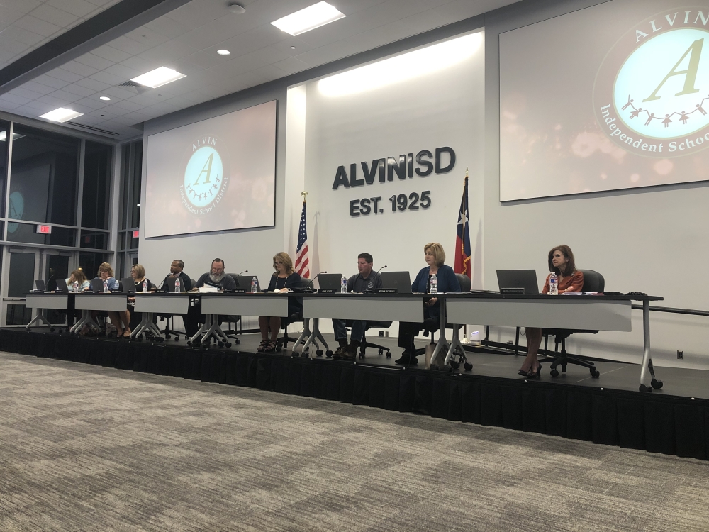 The Alvin ISD board of trustees at its Jan. 11 board meeting approved the academic calendar for the 2022-23 school year. (Colleen Ferguson/Community Impact Newspaper)