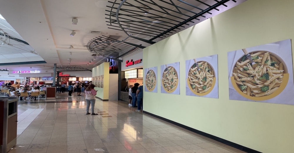 Urban Bricks Pizza Co. is coming soon to The Woodlands mall food court. (Ally Bolender/Community Impact Newspaper)