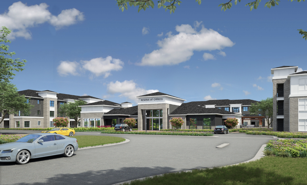 The Reserve at Cypress is set to open in early 2023. (Rendering courtesy D'Agostino Cos.)
