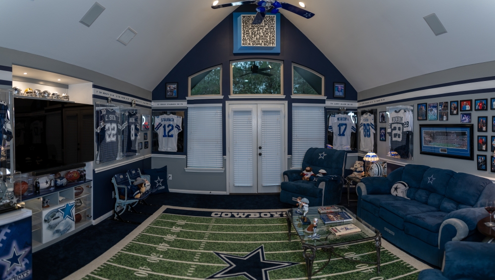 Deluxe Fan Caves in Cypress specializes in creating spaces to display merchandise and collections. The business can also install home theaters or custom furniture. (Courtesy Deluxe Fan Caves)