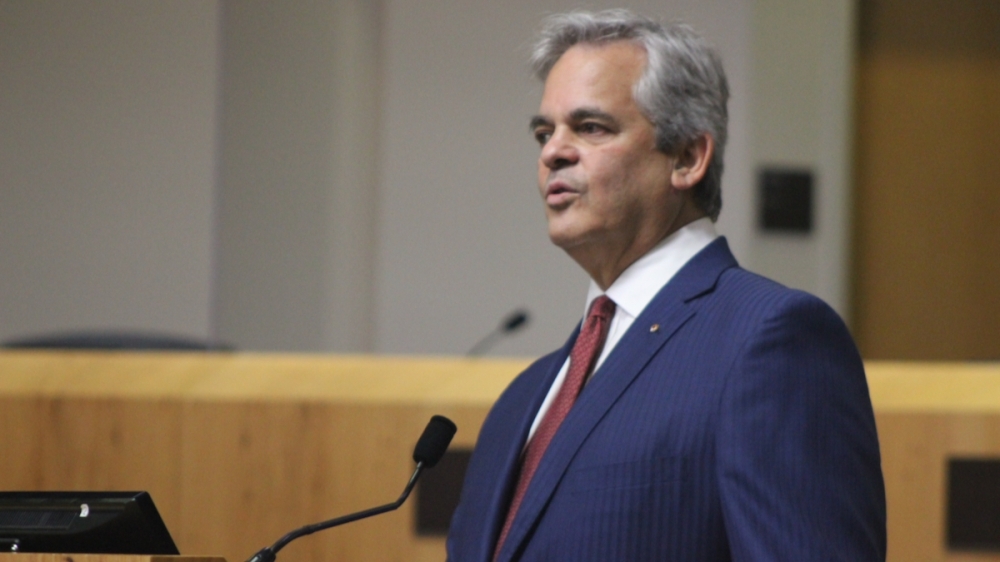 Austin Mayor Steve Adler is seeking to develop a new housing bond that could be put to city voters this year. (Ben Thompson/Community Impact Newspaper)