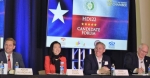 Texas House District 122 contestants (from left) Adam Blanchard, Elisa Chan, Mark Cuthbert and Mark Dorazio appear at a Jan. 20 candidate forum at the Greater San Antonio Builders Association in Shavano Park. All four are Republicans who will appear on the March 1 primary ballot. (Courtesy North San Antonio Chamber of Commerce)