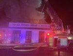 Texas French Bread had fire venting from its roof on the night of Monday, Jan. 24, according to a tweet from Austin Fire. (Courtesy Austin Fire)