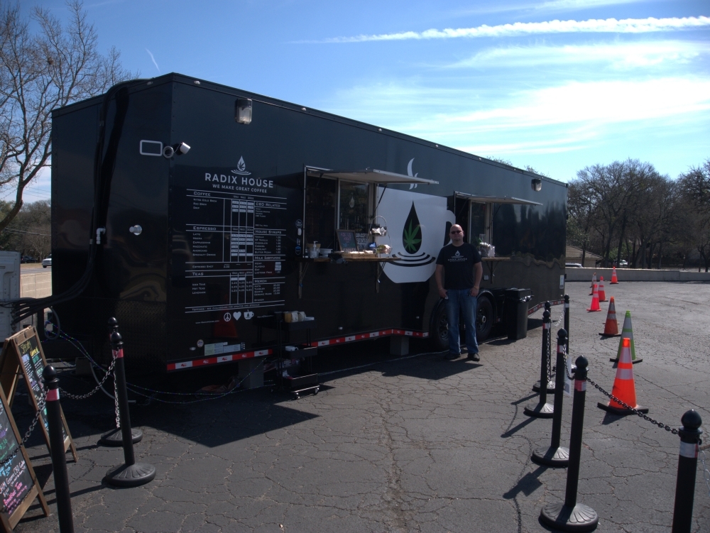 Truck provides coffee, CBD and community