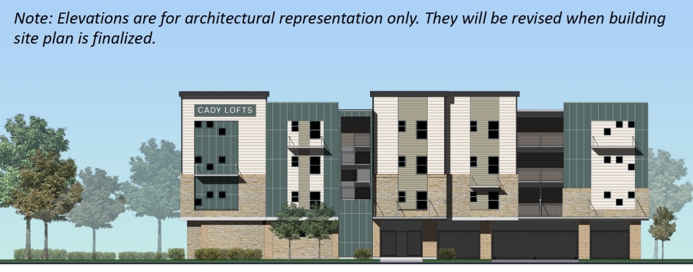 The complex would include 100 supportive housing units with several community amenities. (Courtesy City of Austin)