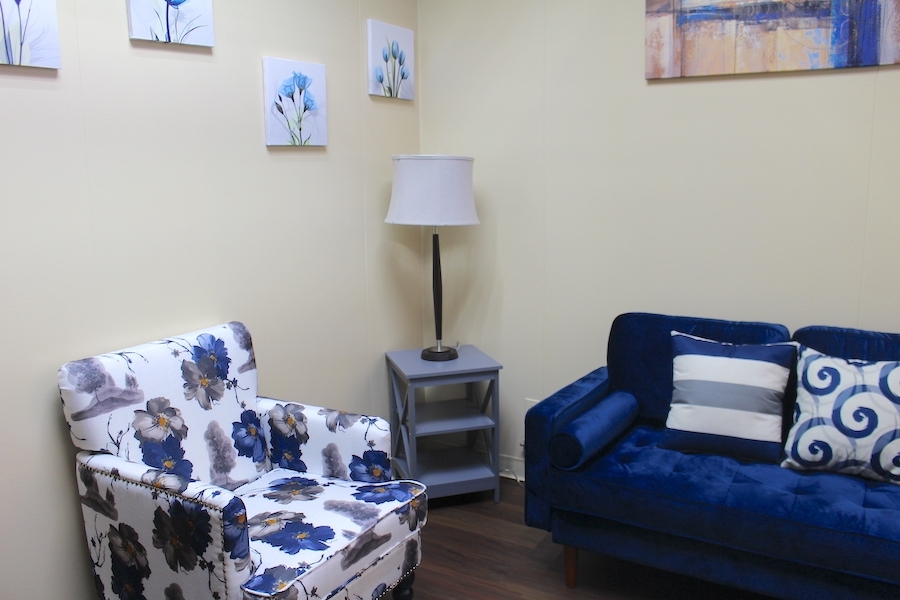 Shades of Blue offers space for on-site counseling sessions.  (Danica Lloyd/Community Impact)