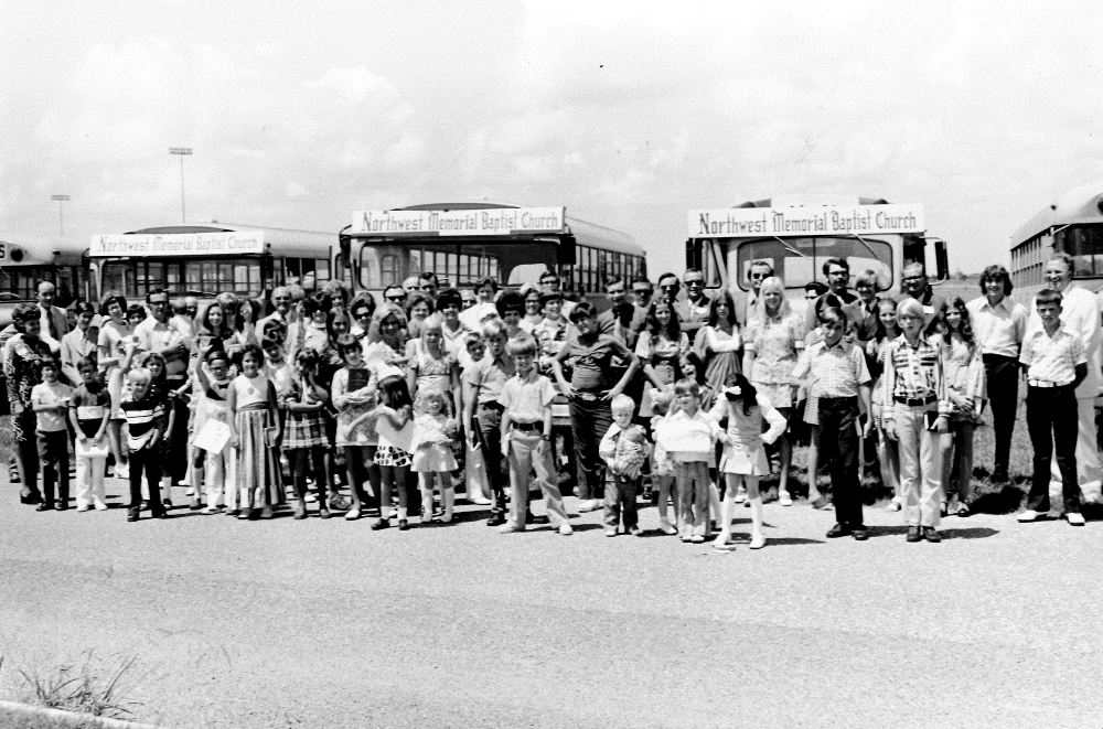 Houston Northwest Church was founded as Northwest Memorial Baptist Church in 1973. (Courtesy Houston Northwest Church)