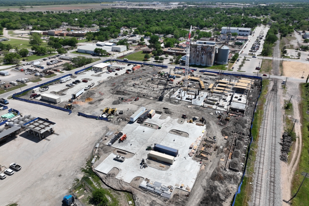 The new McKinney City Hall broke ground in October 2022. (Courtesy Pogue Construction)