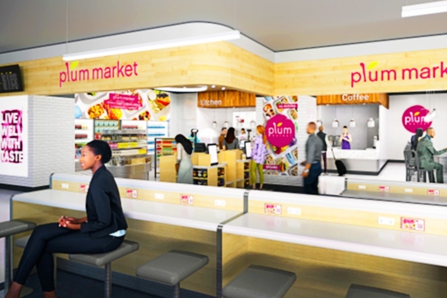 The Plum Market will offer chef-crafted meals, coffee, pastries, grab-and-go snacks in Terminal A. (Courtesy DFW Airport)