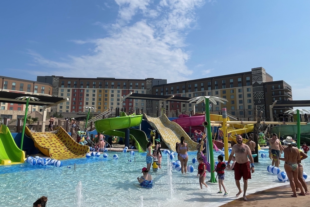 Outdoor water park expansion at Round Rock's Kalahari Resorts