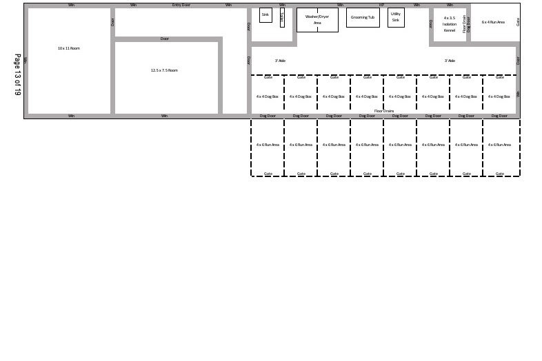 This is a rendering of the proposed Bellaire dog pound. (Courtesy city of Bellaire agenda packet)