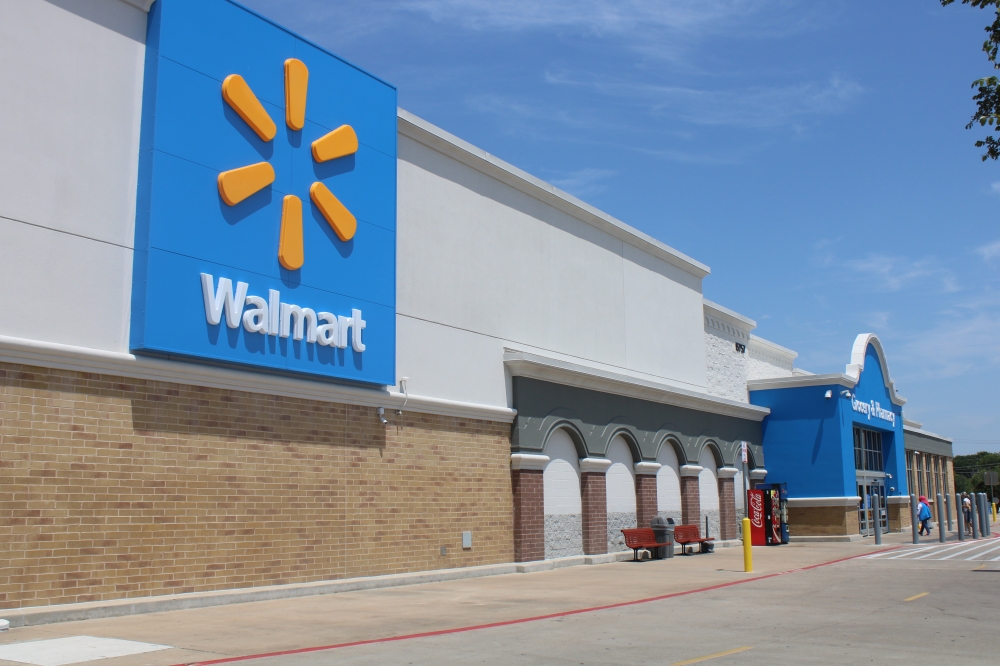 Walmart staff welcomes customers to remodeled Richardson location