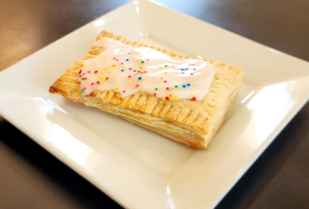 The strawberry pop tart from The Pastry Corner.