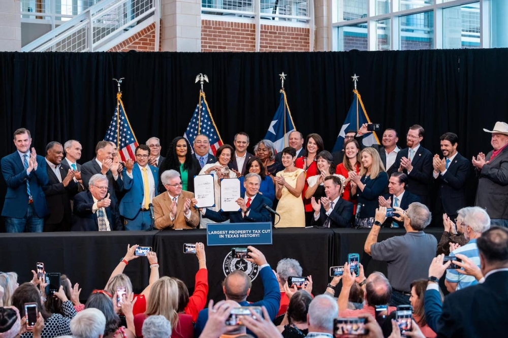 Gov. Greg Abbott signed off on the $18 billion plan Aug. 9. (Courtesy Gov. Greg Abbott's Office) 