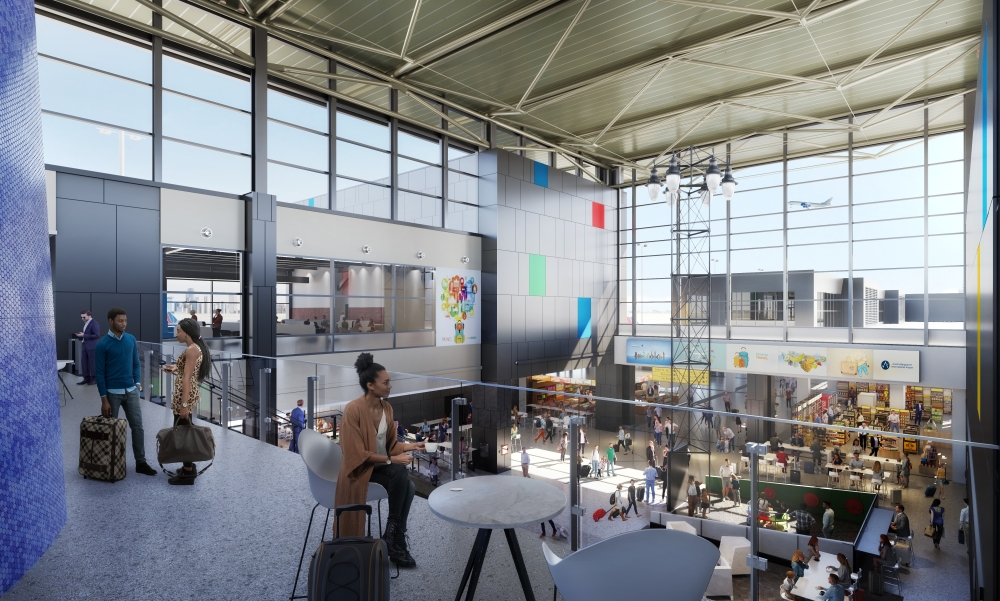 The airport expansion project will add new amenities and balcony space. (Courtesy Austin-Bergstrom International Airport)