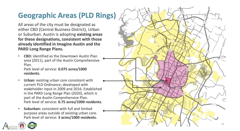 Austin is changing how it collects land or fees from developers to support new parkland. (Courtesy city of Austin)
