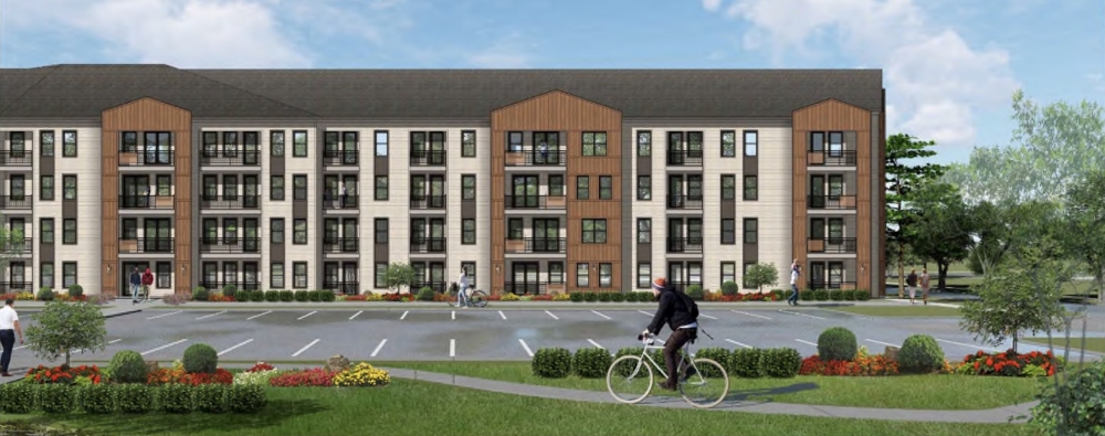 About half of the housing units at the St. John project will be income-restricted. (Courtesy city of Austin)