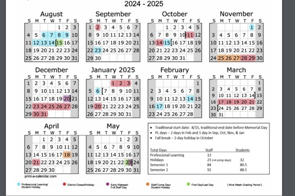 University Calendar 2024 2025 isobel kordula