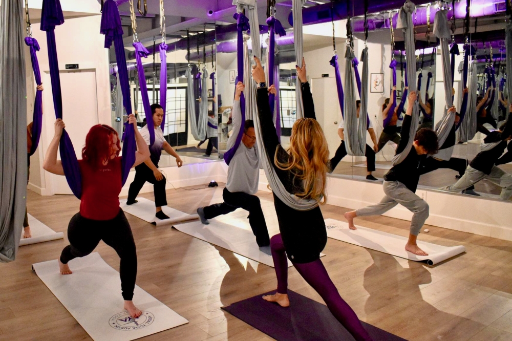 Aerial Yoga Austin Now Offering Cl
