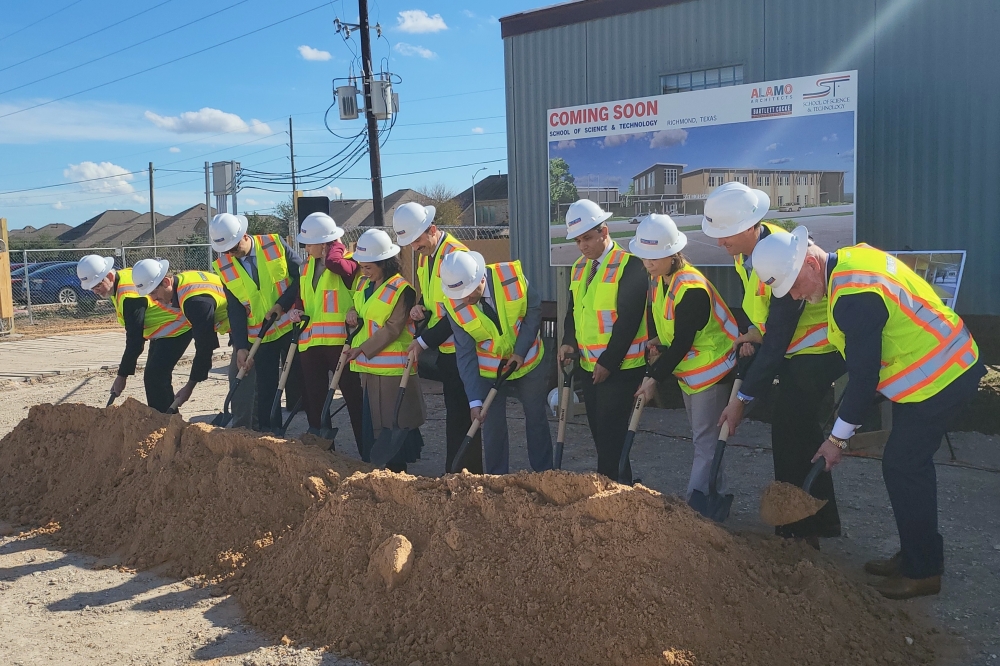 The School of Science and Technology broke ground Dec. 12 on a high school campus in Richmond. (Courtesy School of Science and Technology)