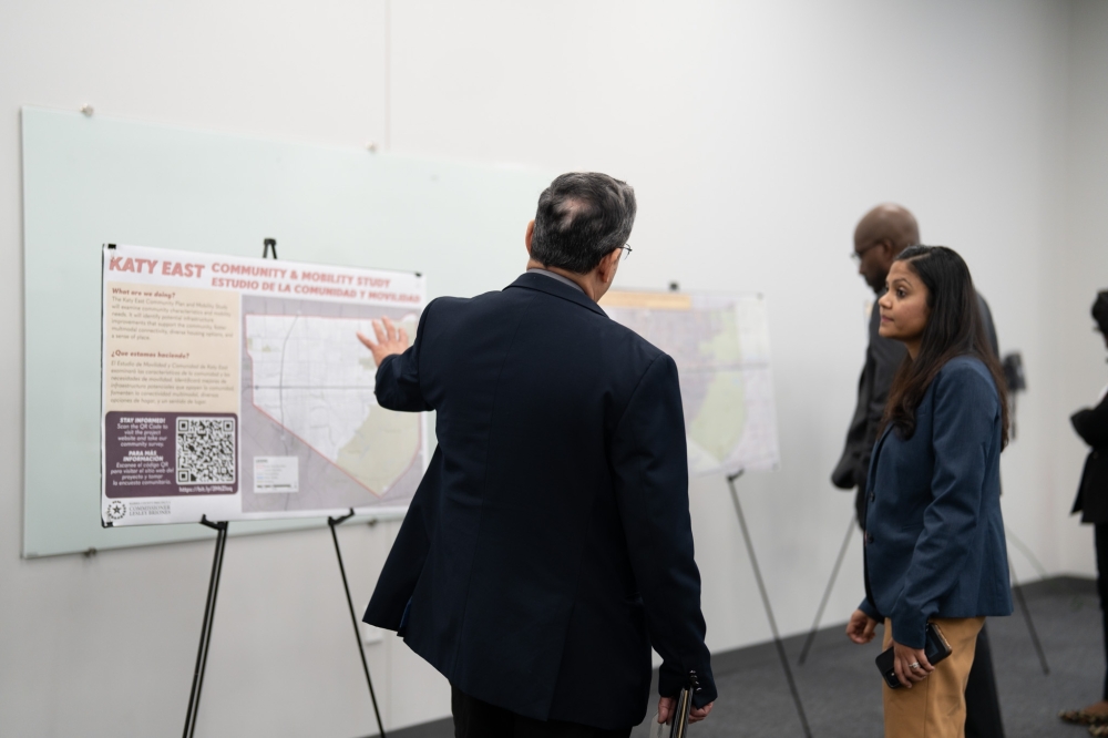 The Katy East Community Plan and Mobility Study kicked off in October and is set to move forward throughout this year. (Courtesy Harris County Precinct 4)