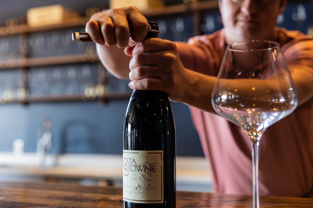 Founder Gabe Anderson opened an Austin-area location of Vintage Wine Storage on Sept. 12. (Courtesy Vintage Wine Storage)