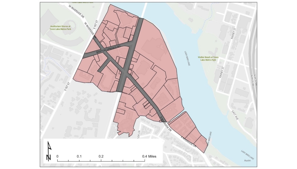 Austin's South Central Waterfront district has long been viewed as a potential 'gateway' to downtown and a draw for significant new development. (Courtesy city of Austin)