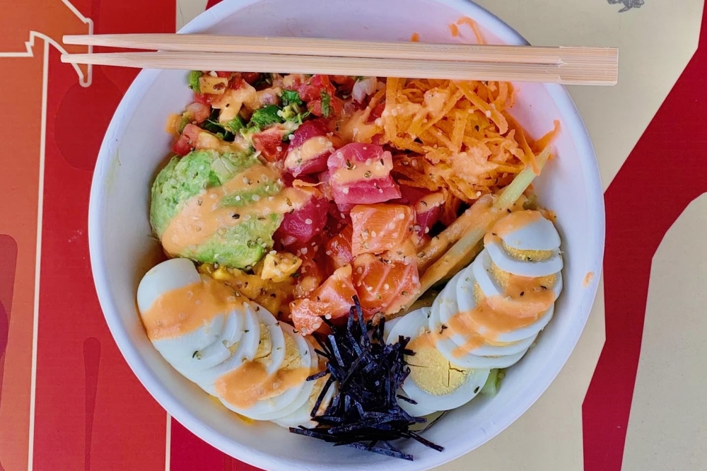 Guru, located in Sugar Land Town Square, was known for its gourmet burgers, poke bowls and other Asian-inspired menu items. (Courtesy Guru)