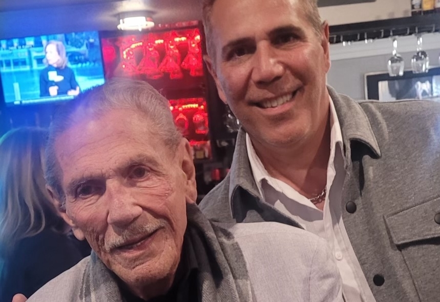 Gino Reale (right) continues his father Bob's legacy of running Reale's Italian Cafe 40 years after its opening. (Courtesy Reale's Italian Cafe)