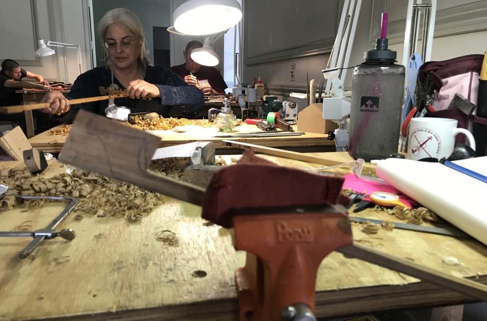 Lori Lacoletti began working to become a luthier in 1996, and opened Austin Strings in spring 2001. (Courtesy Austin Strings)