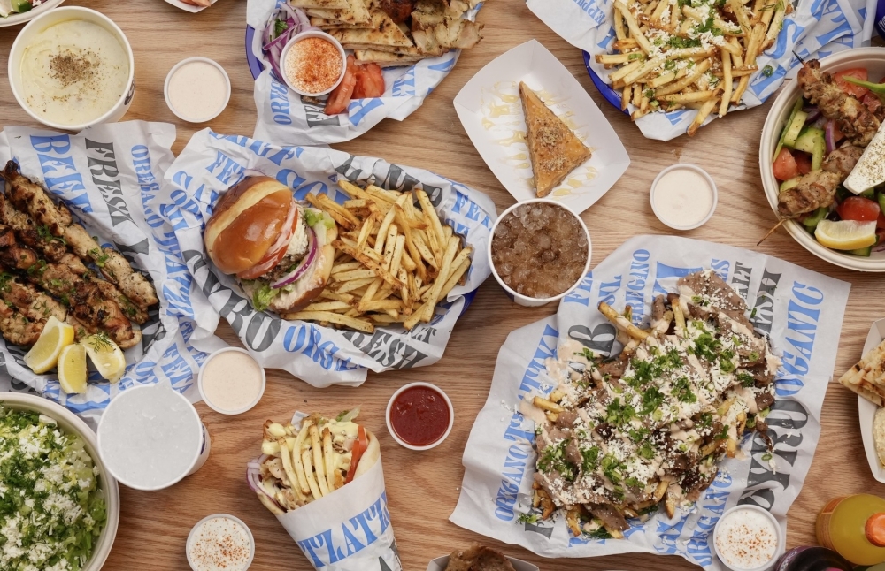 Based in California, Nick the Greek offers a menu of Mediterranean-inspired salads, bowls and gyros, as well as authentic Greek treats, including baklava and loukoumades. (Courtesy Nick the Greek)