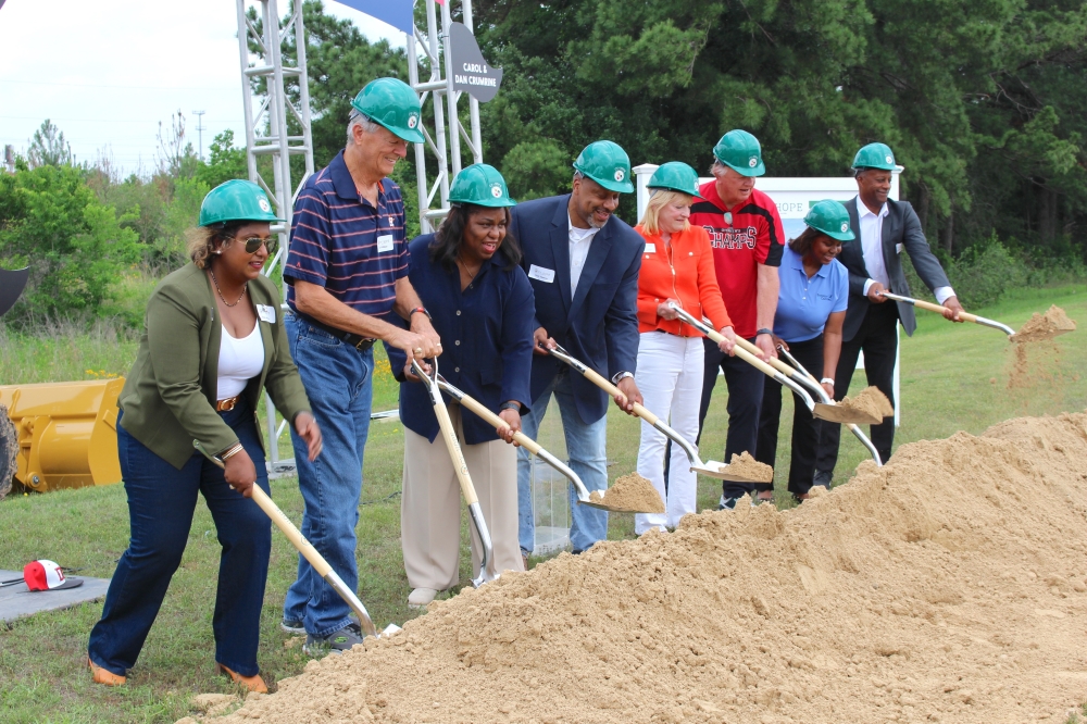Officials celebrated the start of construction on the Cy-Hope Youth Baseball Complex on May 1. (Danica Lloyd/Community Impact)