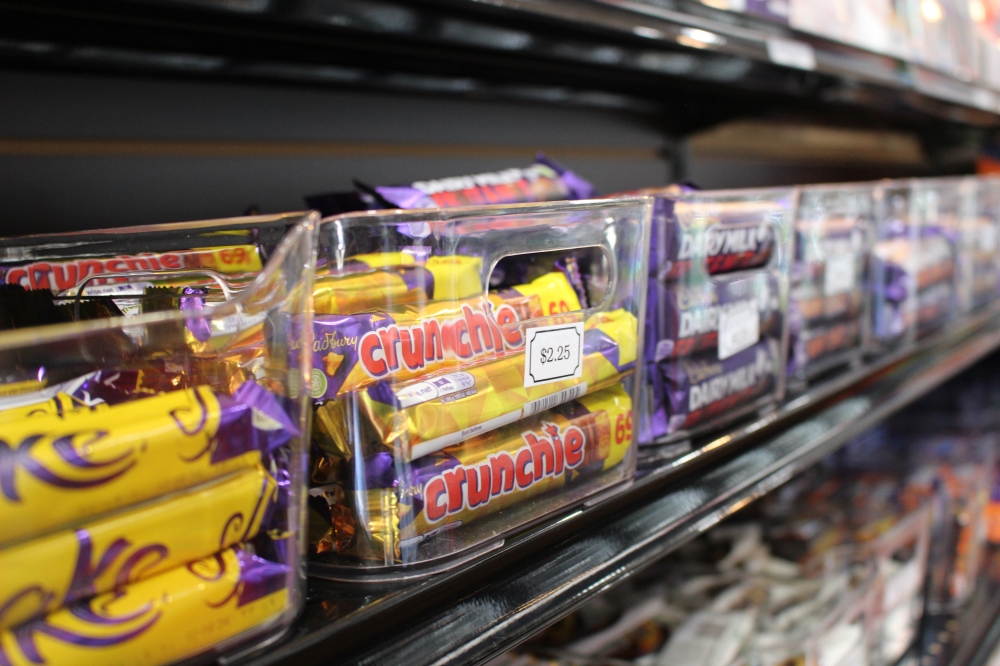 Crunchie candy bars are one of the most popular items in the international market, Attaway said. (Asia Armour/Community Impact)