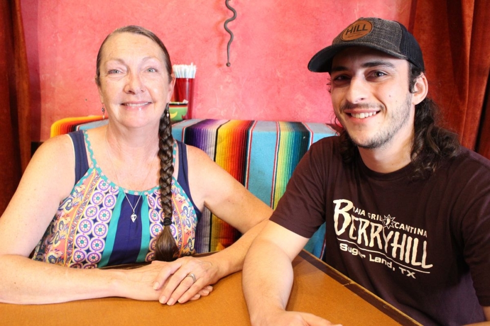 Wendy Brooks and Cole Brooks, co-owners of the Sugar Land Berryhill Baja Grill, said their staff and their regulars are a part of their family. (Asia Armour/Community Impact)