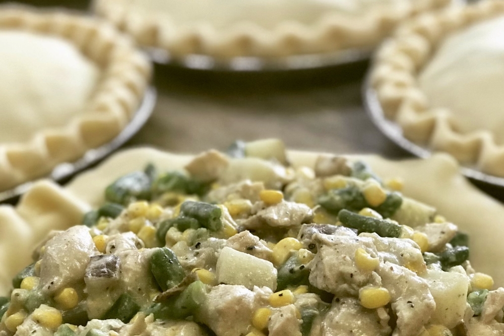 Cookin’ with Kim offers a variety of freezer meal options including chicken pot pie. (Courtesy Cookin with Kim)