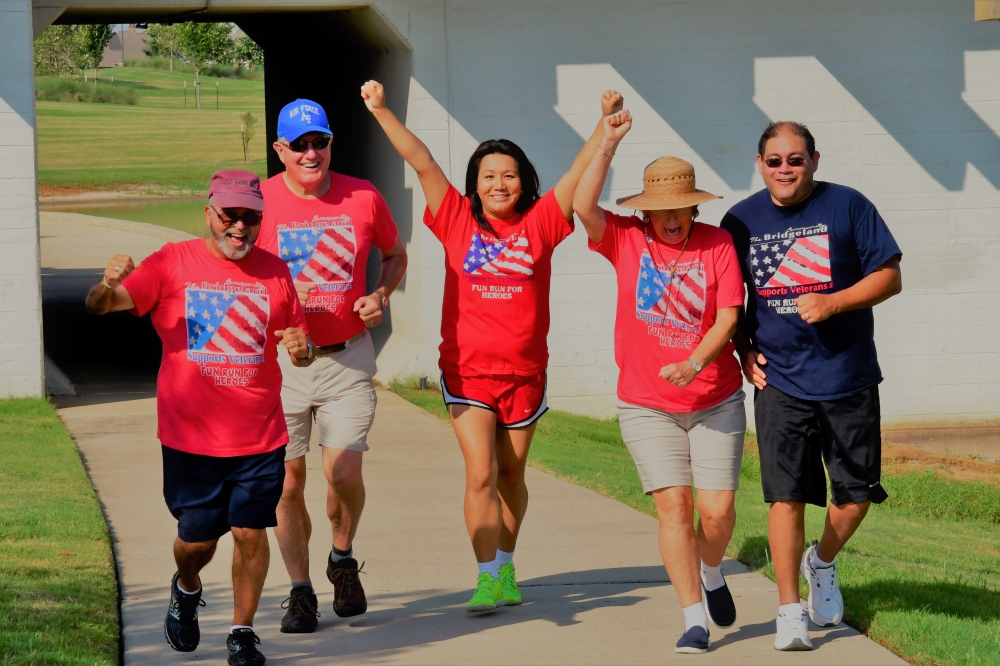 Participants can register for a kids 1K, 5K or 10K run or walk through the Bridgeland master-planned community on Oct. 12. (Courtesy Bridgeland Community Supports Veterans, Inc.)