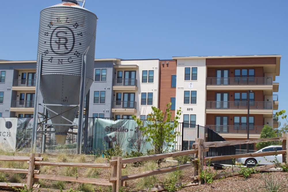 The Shelby Ranch development is one of a few larger apartment complexes planned near the district. (Ben Thompson/Community Impact)