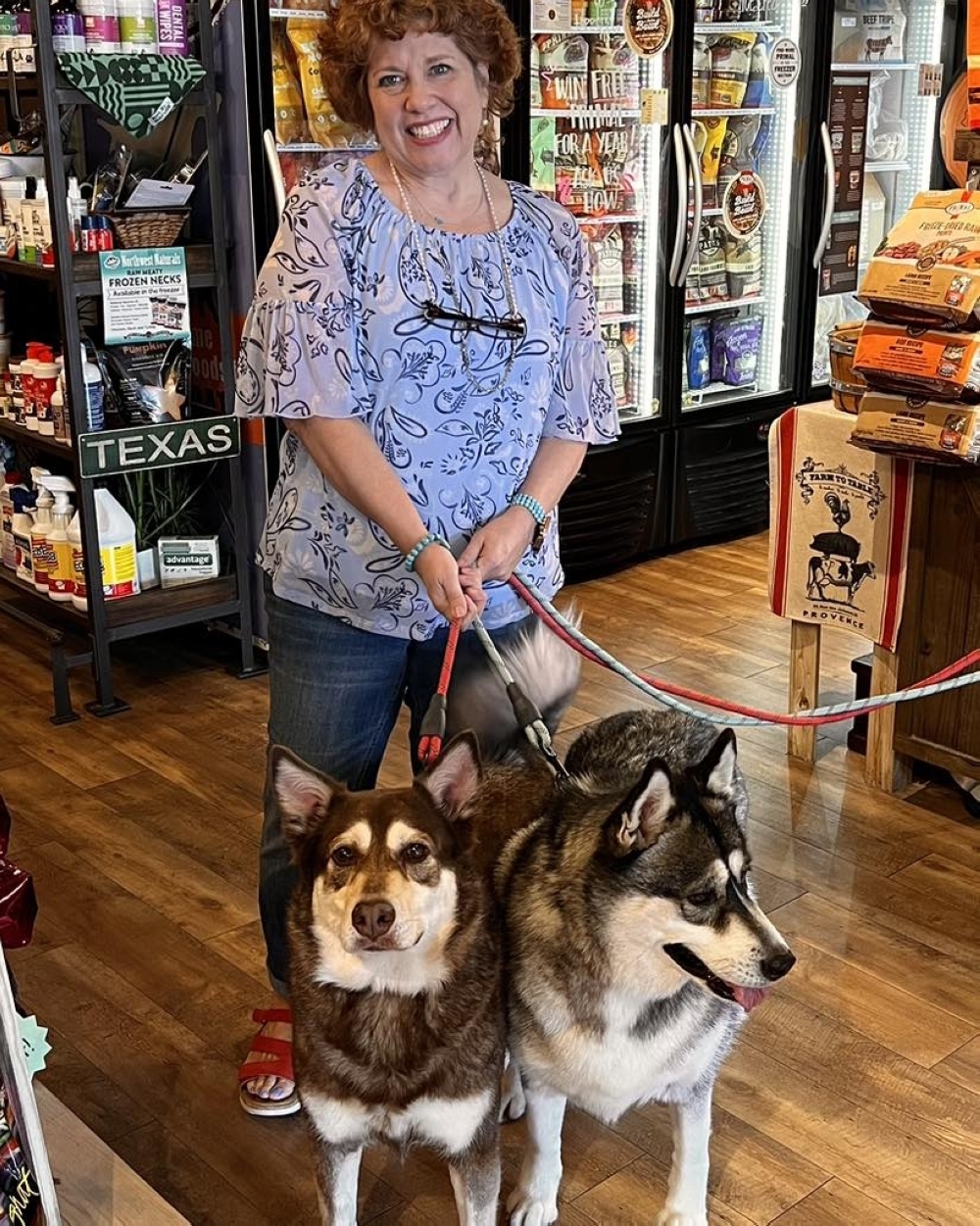 Before moving to the Houston area, owner Patsy McGirl (pictured) owned a pet supply store and dog boarding facility in Atlanta for 28 years. (Courtesy Patsy's Pet Market)