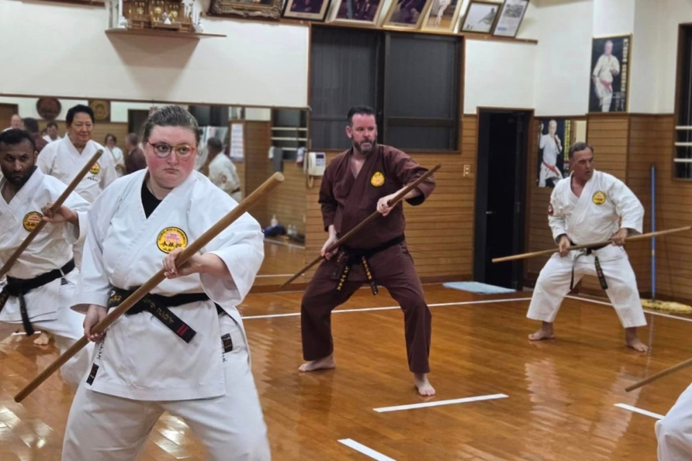 Kobodu is a collective term that refers to the Japanese traditional technique for the use of armour, blades and firearms. (Courtesy Owles' Shorin-Ryu Karate & Kobudo Dojo)