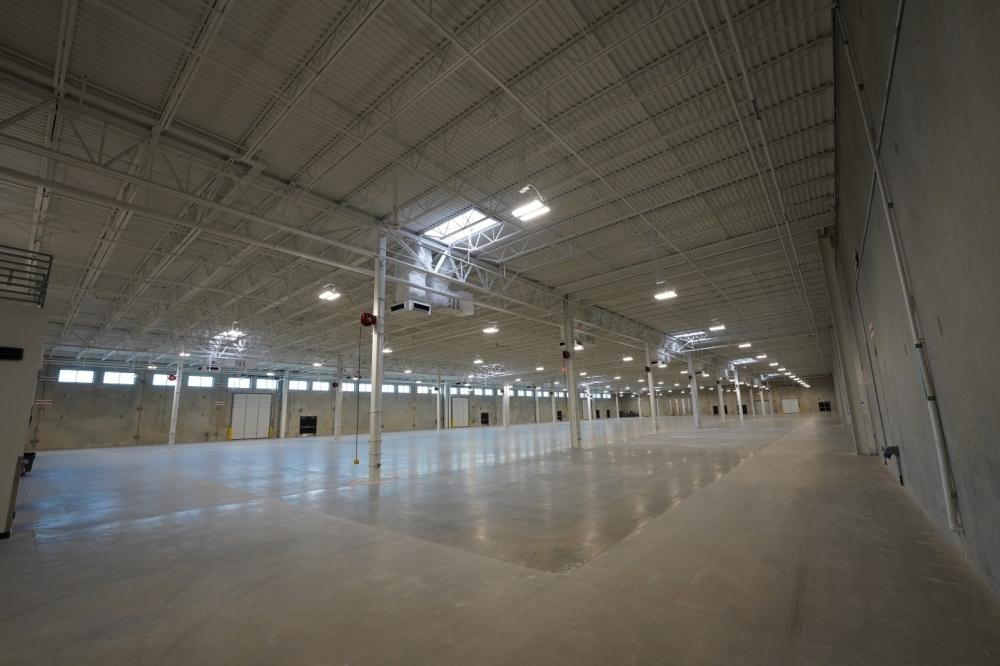 The Marshalling Yard warehouse was converted into a homeless shelter in 2023. (Courtesy city of Austin)