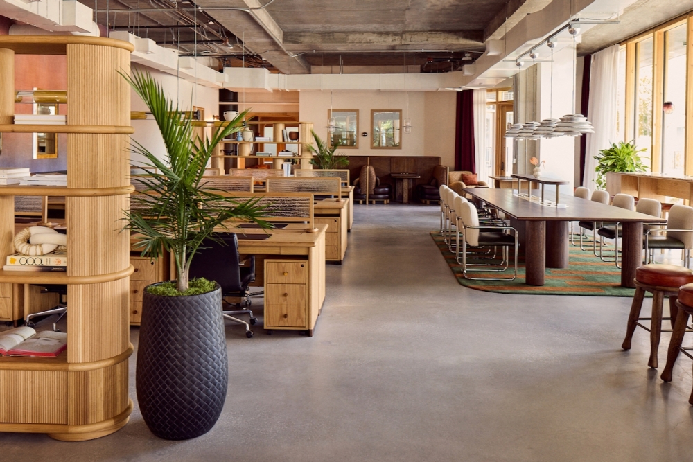 The Malin East Austin office features desks, private offices and other amenities. (Courtesy Alpha Smoot)