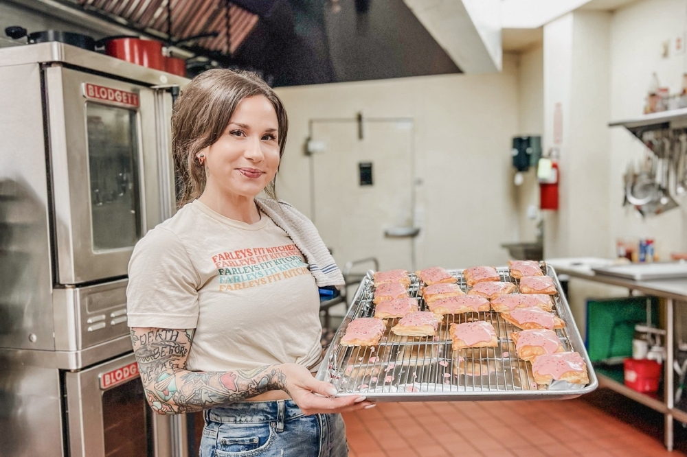 Chelsea Farley’s holds her version of healthy pop tarts. (Courtesy Farley's Fit Kitchen)