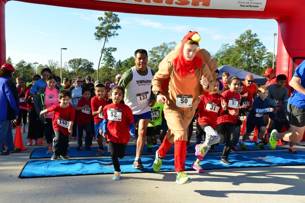 The city of Conroe hosts its Turkey Trot on Nov. 16. (Courtesy city of Conroe)