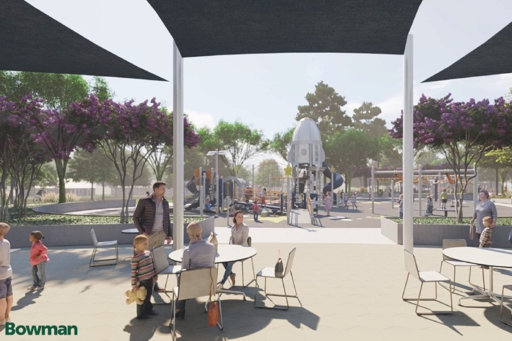 The playground will enable children and their families to use their mobility devices, according to information from Bowman Consulting Group. (Rendering courtesy Fort Bend County Precinct 3)