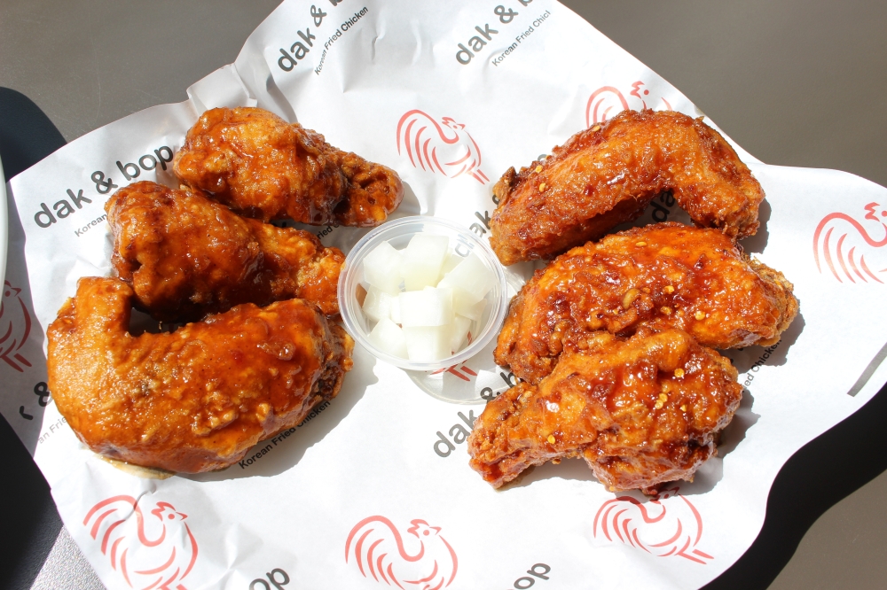 Korean-style fried chicken is double fried, making the crispy skin crunchy and thin like glass, Cho said. (Asia Armour/Community Impact)